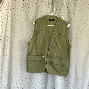 Men's Olive Utility Vest